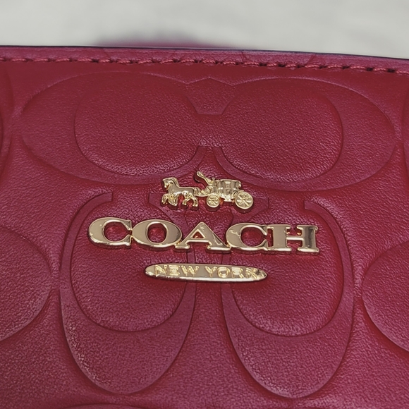 SALE 1 DAY Coach 2 PCS SET Signature Leather Bag Wallet NWT - Picture 10 of 16